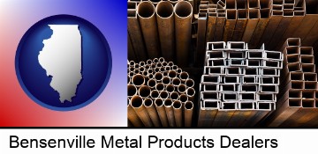metal pipes, studs, and tubes for sale in Bensenville, IL