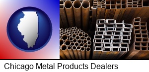 Chicago, Illinois - metal pipes, studs, and tubes for sale
