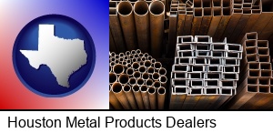 Houston, Texas - metal pipes, studs, and tubes for sale