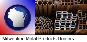 Milwaukee, Wisconsin - metal pipes, studs, and tubes for sale