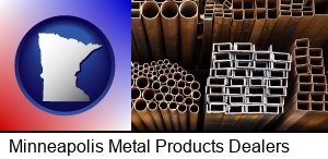 Minneapolis, Minnesota - metal pipes, studs, and tubes for sale