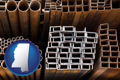 mississippi metal pipes, studs, and tubes for sale