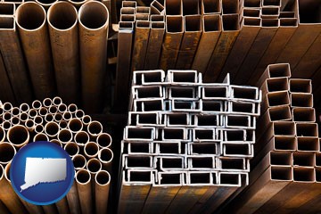 metal pipes, studs, and tubes for sale - with Connecticut icon