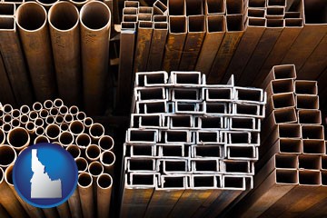 metal pipes, studs, and tubes for sale - with Idaho icon