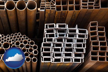 metal pipes, studs, and tubes for sale - with Kentucky icon
