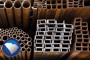 metal pipes, studs, and tubes for sale - with South Carolina icon