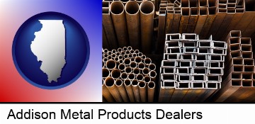 metal pipes, studs, and tubes for sale in Addison, IL