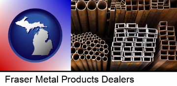 metal pipes, studs, and tubes for sale in Fraser, MI